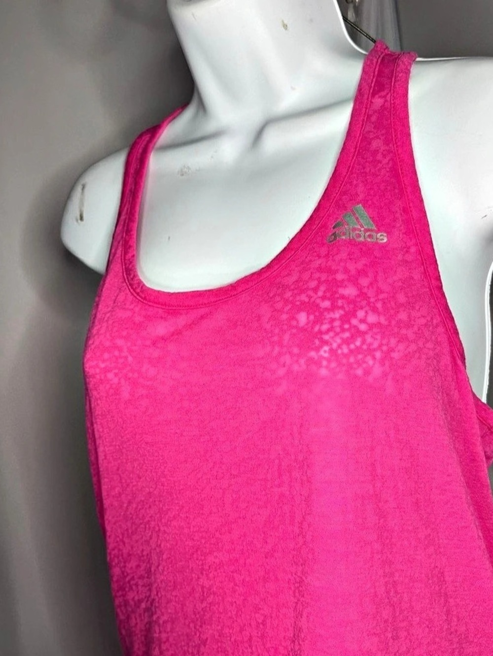 adidas Climacool Racerback Tank Pink Small - Picture 3 of 11